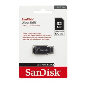 Pendrive Sandisk 32 Gb Pendrive Sandisk Ultra Shift 32 Gb.
