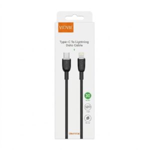 cable vidvie lightning Cable de Datos Tipo Usb-C a Lightning Vidvie.
