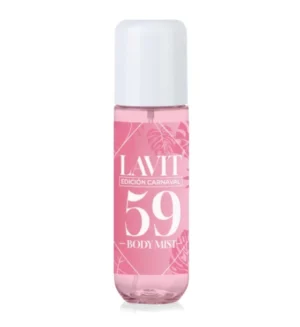 Lavit-Rosado-B-59 Parfums Lavit Edición Carnaval Body Mist N°59 100 ml.